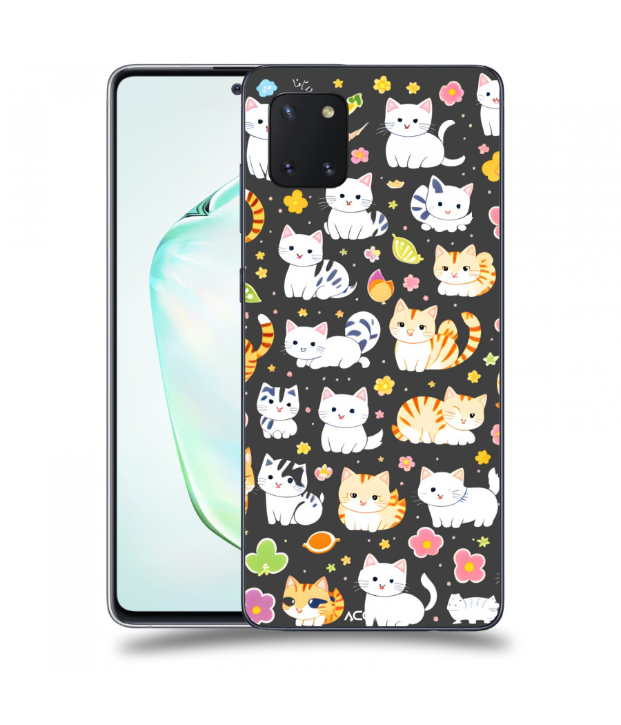 ACOVER Kryt na mobil Samsung Galaxy Note 10 Lite N770F s motivem Little cats