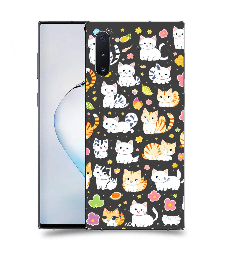 ACOVER Kryt na mobil Samsung Galaxy Note 10 N970F s motivem Little cats