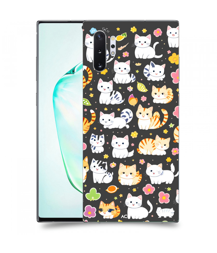 ACOVER Kryt na mobil Samsung Galaxy Note 10+ N975F s motivem Little cats