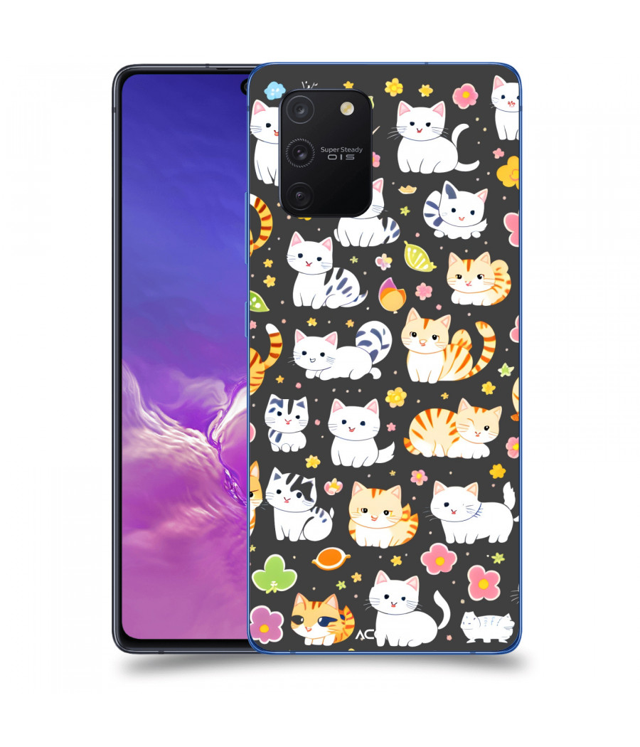 ACOVER Kryt na mobil Samsung Galaxy S10 Lite s motivem Little cats