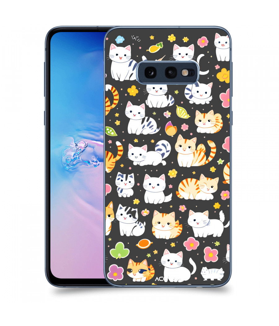 ACOVER Kryt na mobil Samsung Galaxy S10e G970 s motivem Little cats