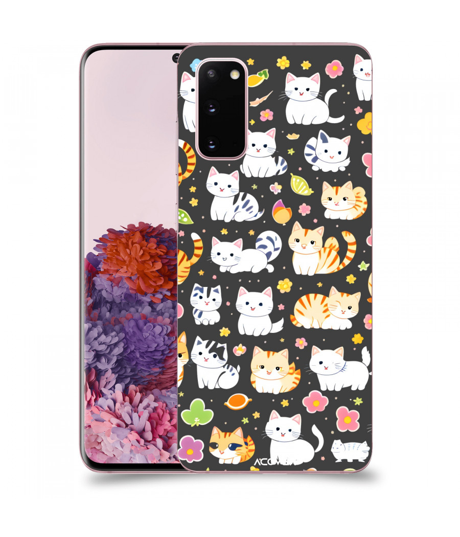 ACOVER Kryt na mobil Samsung Galaxy S20 G980F s motivem Little cats