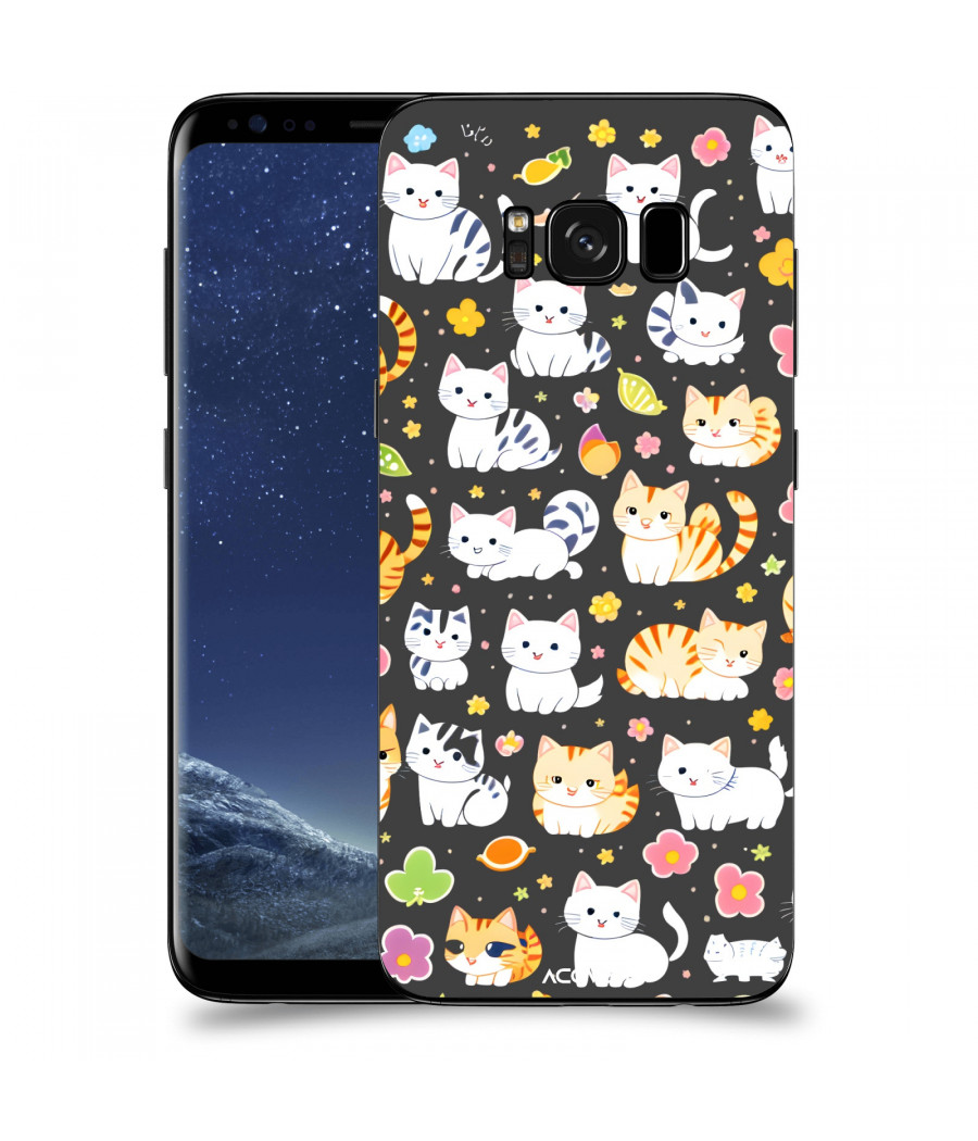 ACOVER Kryt na mobil Samsung Galaxy S8 G950F s motivem Little cats