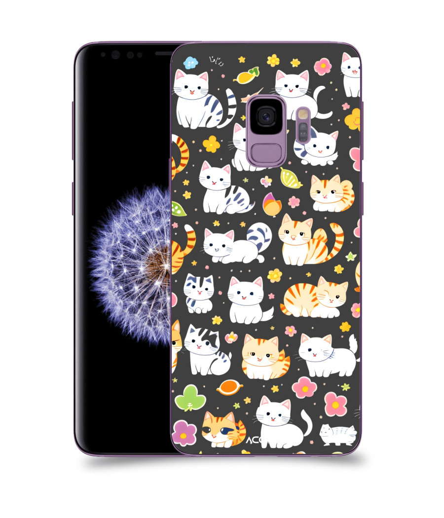 ACOVER Kryt na mobil Samsung Galaxy S9 G960F s motivem Little cats