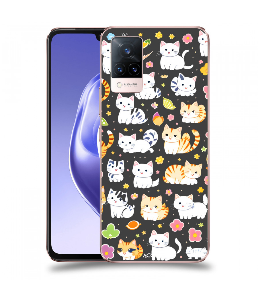 ACOVER Kryt na mobil Vivo V21 5G s motivem Little cats