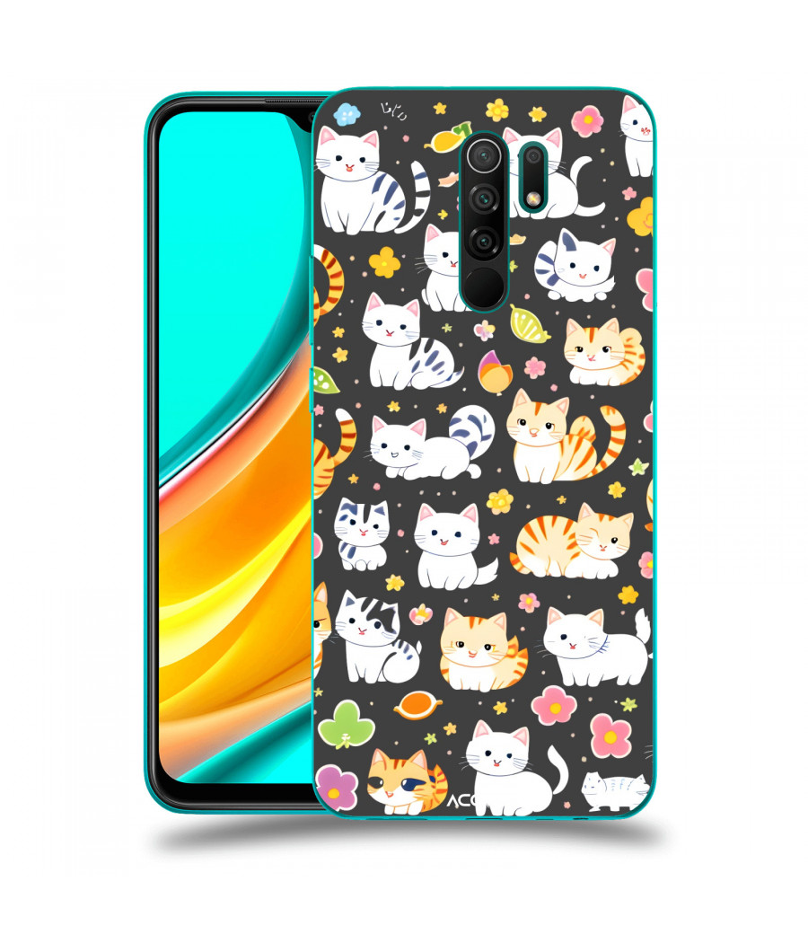 ACOVER Kryt na mobil Xiaomi Mi 9 s motivem Little cats