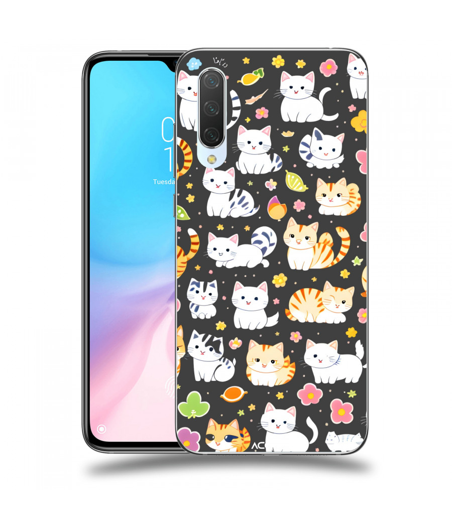 ACOVER Kryt na mobil Xiaomi Mi 9 Lite s motivem Little cats