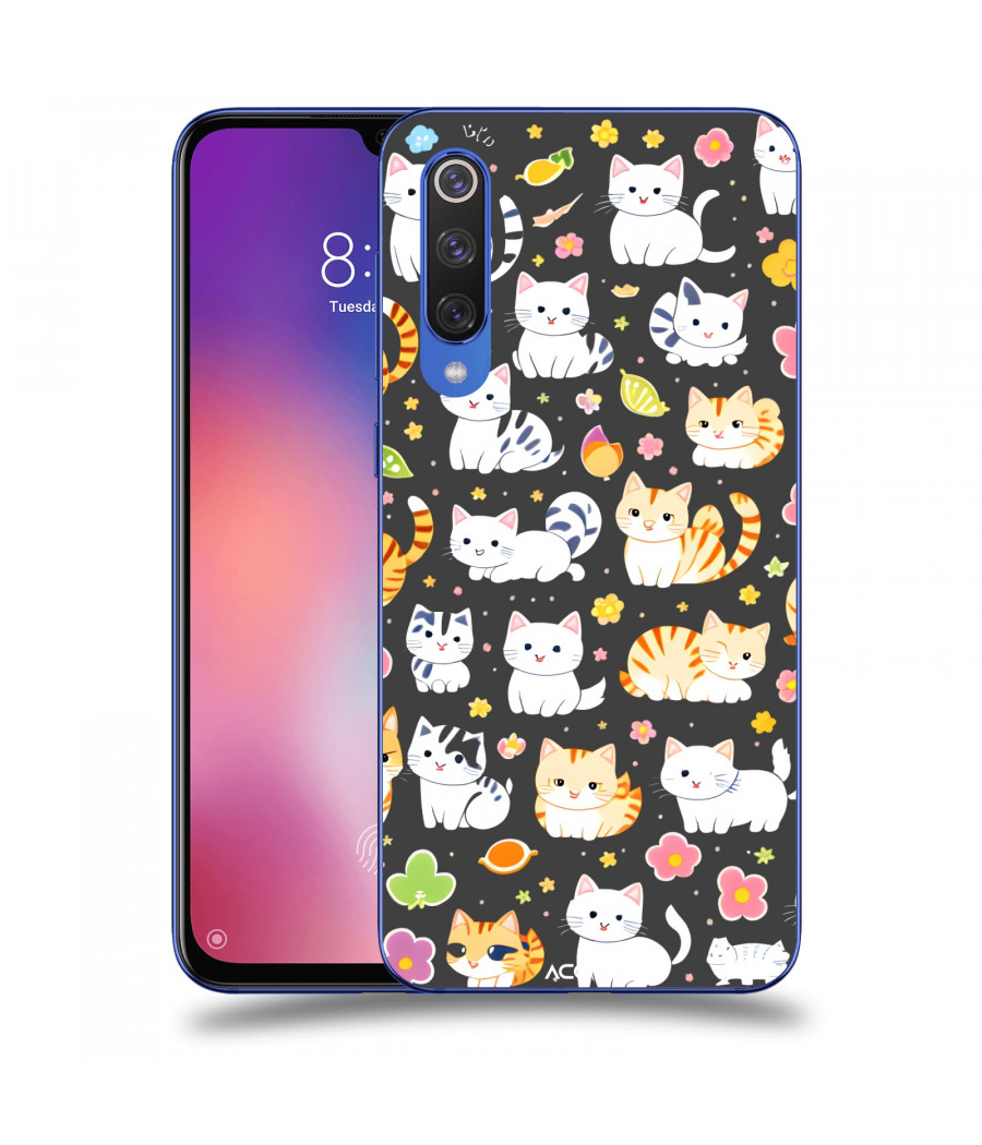 ACOVER Kryt na mobil Xiaomi Mi 9 SE s motivem Little cats