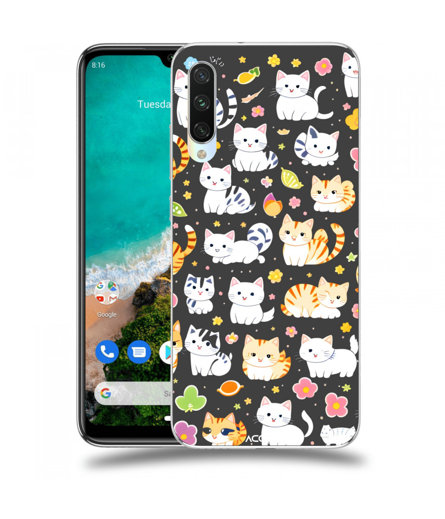 ACOVER Kryt na mobil Xiaomi Mi A3 s motivem Little cats