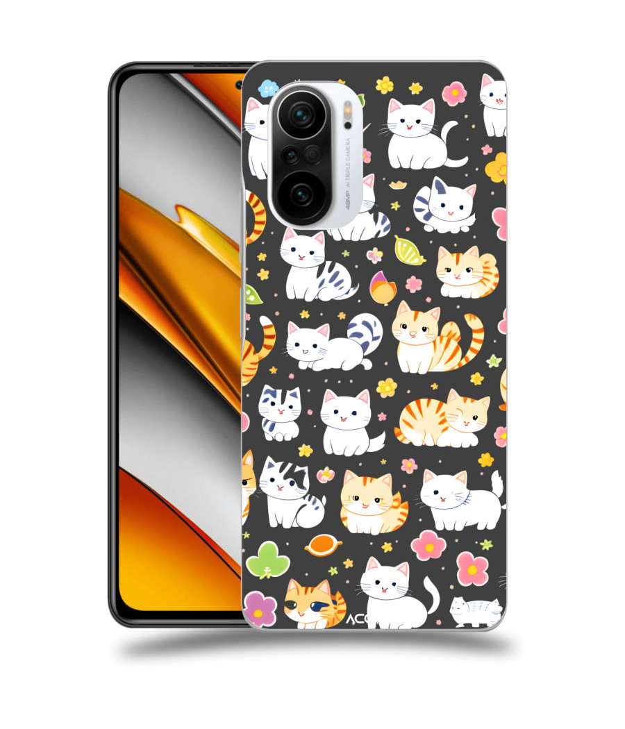 ACOVER Kryt na mobil Xiaomi Poco F3 s motivem Little cats