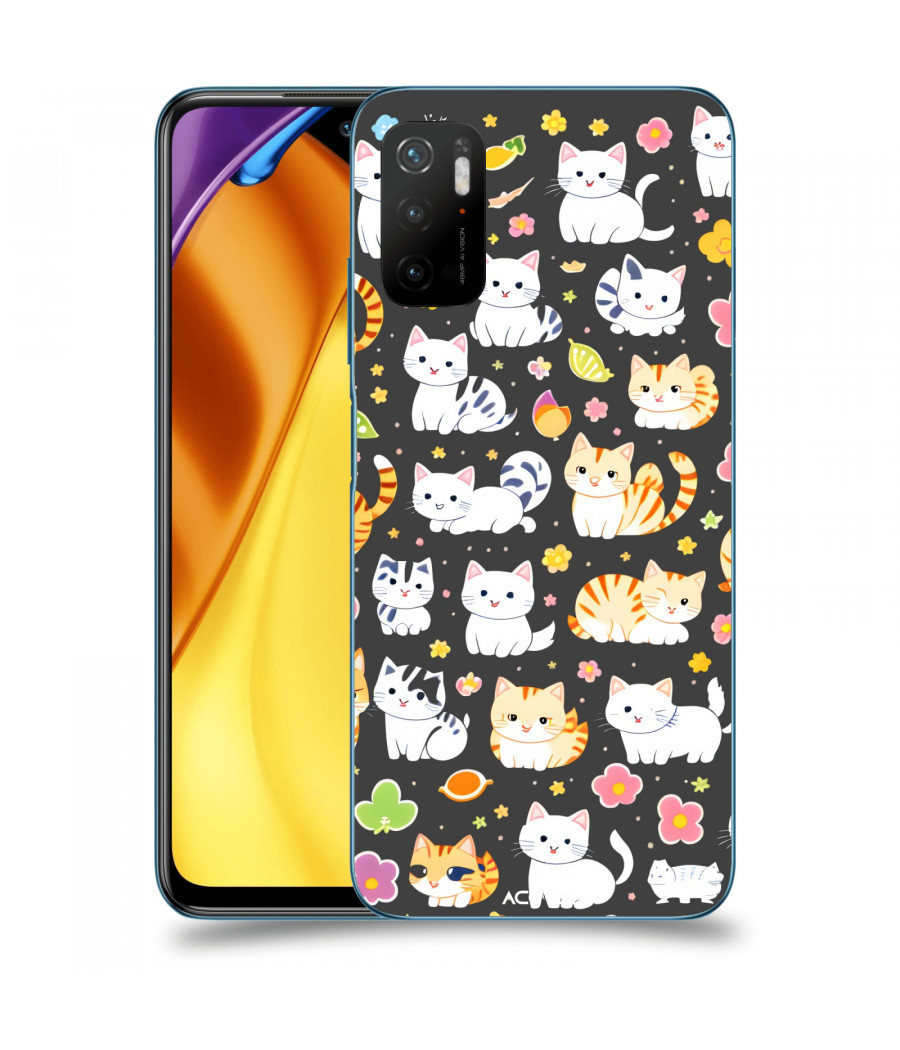 ACOVER Kryt na mobil Xiaomi Poco M3 Pro 5G s motivem Little cats