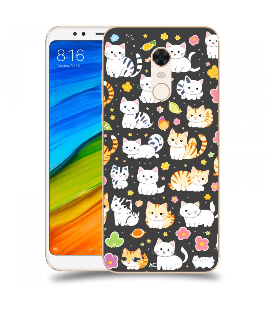 ACOVER Kryt na mobil Xiaomi Redmi 5 Plus Global s motivem Little cats
