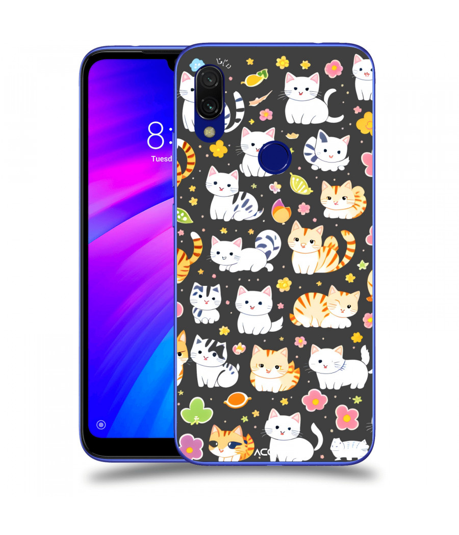 ACOVER Kryt na mobil Xiaomi Redmi 7 s motivem Little cats