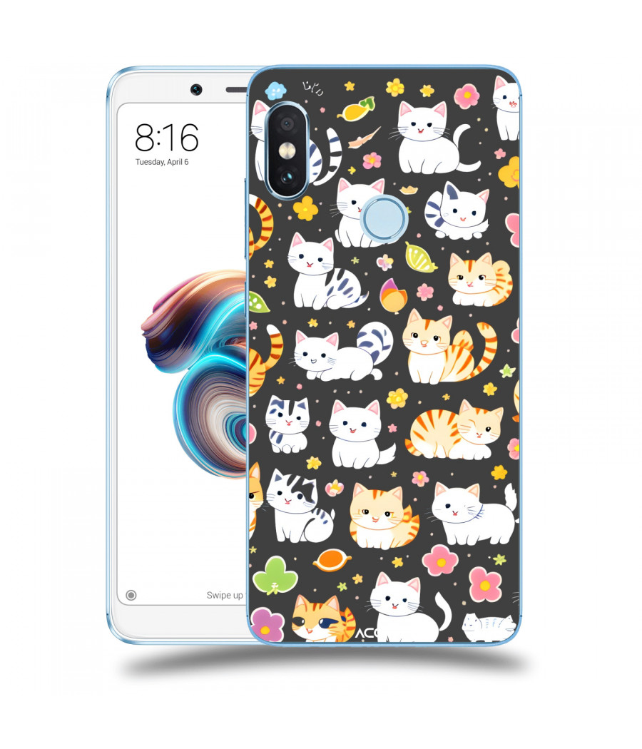 ACOVER Kryt na mobil Xiaomi Redmi Note 5 Global s motivem Little cats