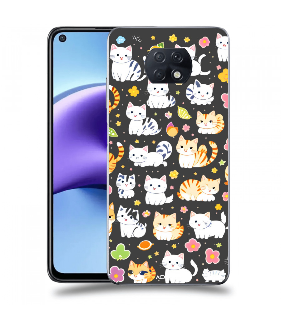 ACOVER Kryt na mobil Xiaomi Redmi Note 9T s motivem Little cats