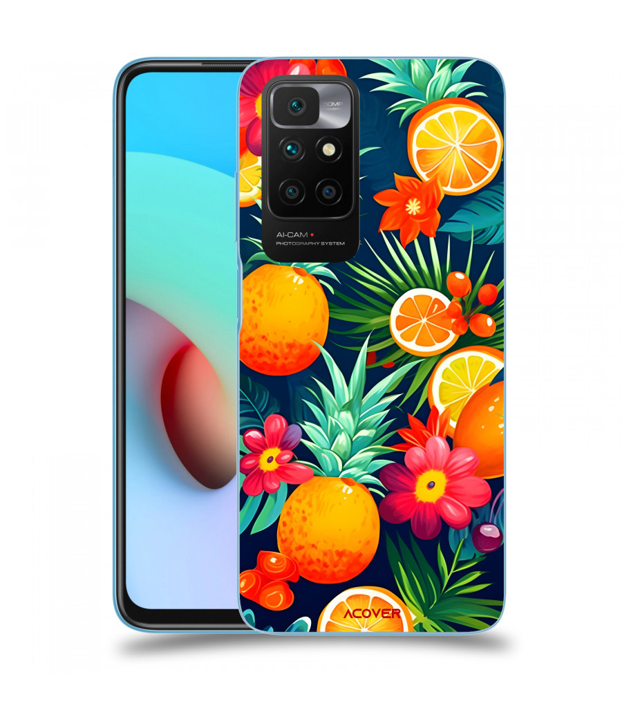 ACOVER Kryt na mobil Xiaomi Redmi 10 (2022) s motivem Summer Fruits