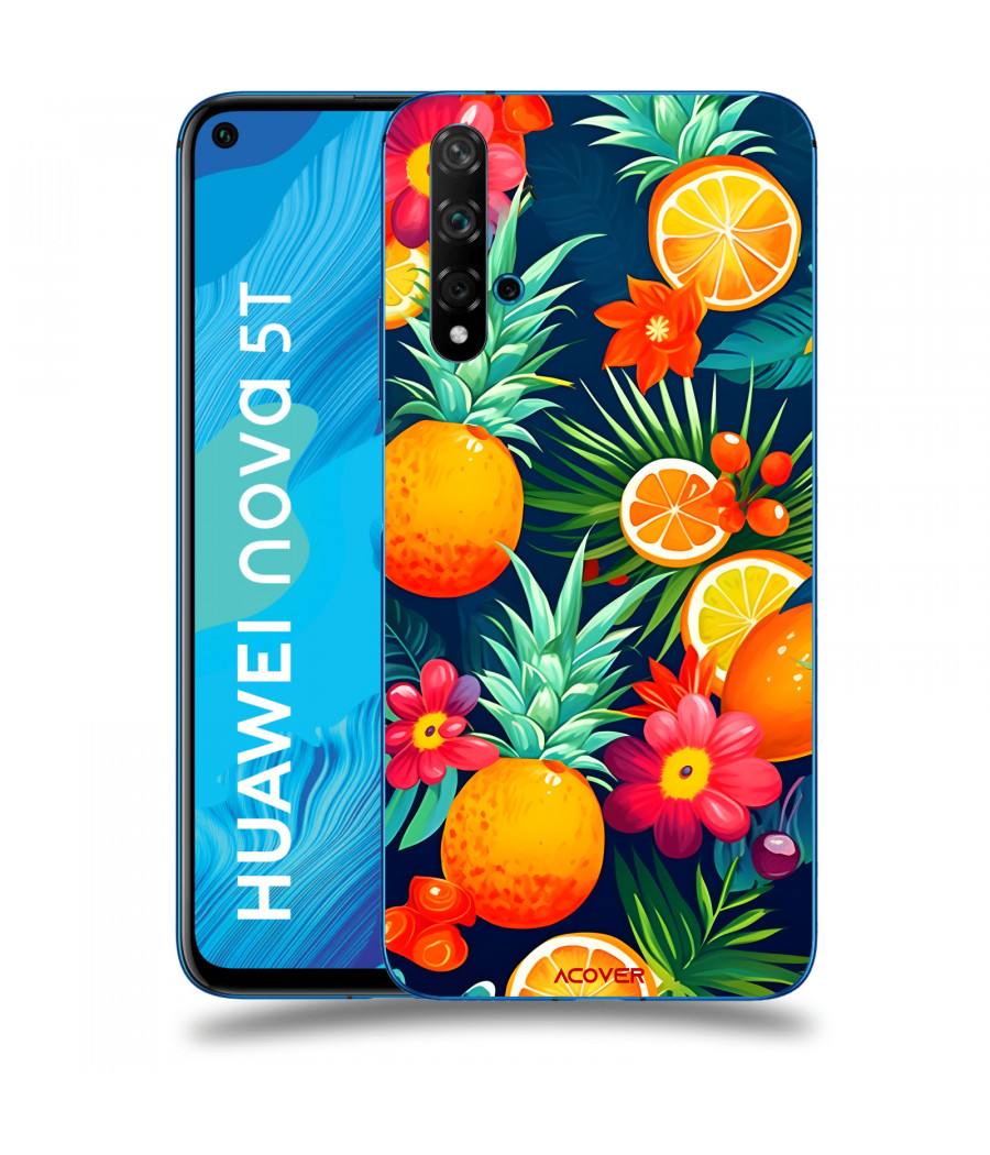 ACOVER Kryt na mobil Huawei Nova 5T s motivem Summer Fruits