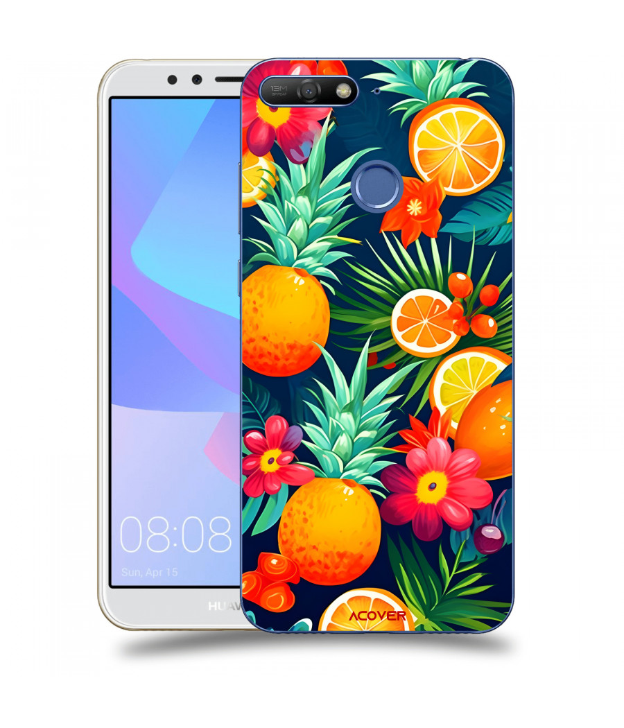 ACOVER Kryt na mobil Huawei Y6 Prime 2018 s motivem Summer Fruits