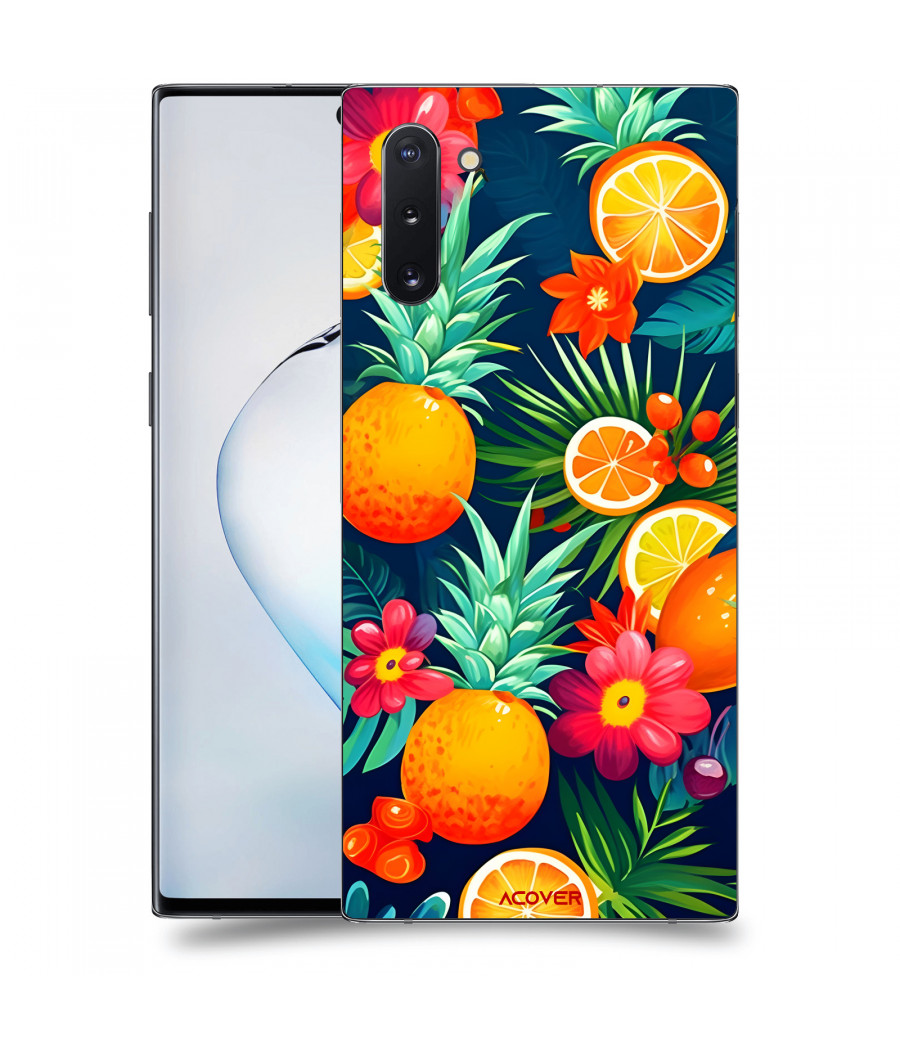 ACOVER Kryt na mobil Samsung Galaxy Note 10 N970F s motivem Summer Fruits