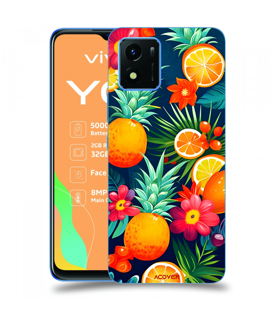 ACOVER Kryt na mobil Vivo Y01 s motivem Summer Fruits