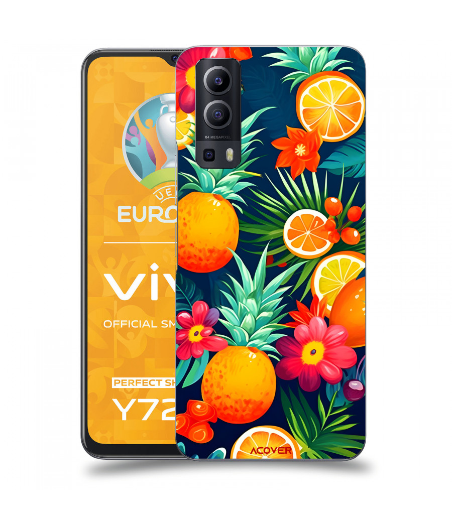 ACOVER Kryt na mobil Vivo Y72 5G s motivem Summer Fruits