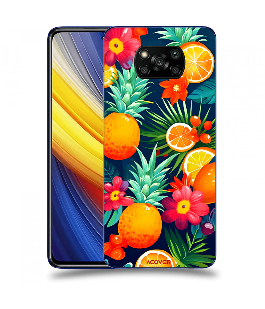 ACOVER Kryt na mobil Xiaomi Poco X3 Pro s motivem Summer Fruits
