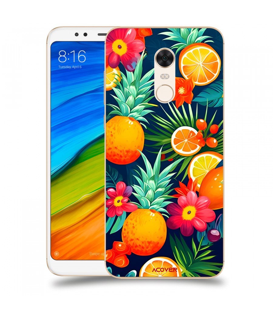 ACOVER Kryt na mobil Xiaomi Redmi 5 Plus Global s motivem Summer Fruits