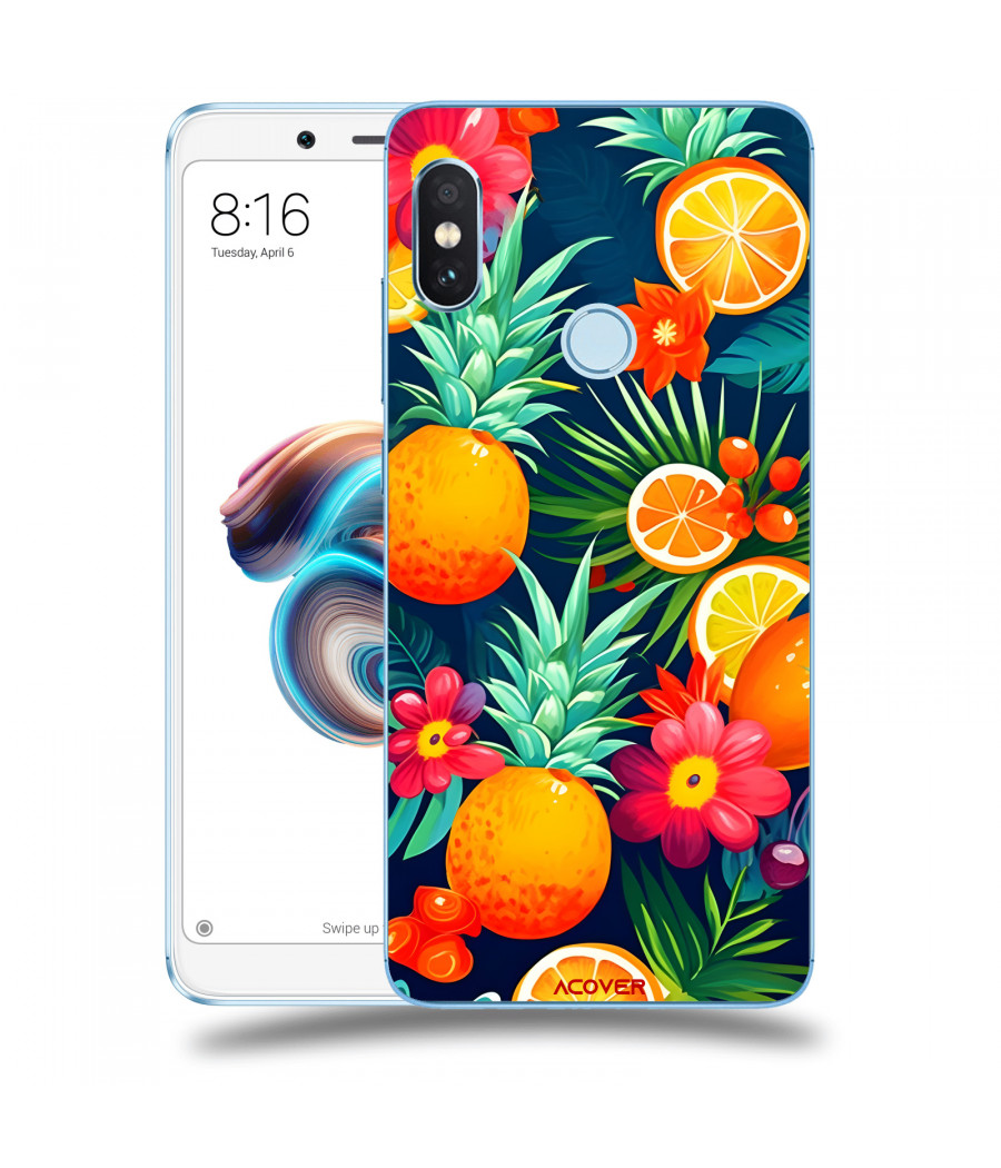 ACOVER Kryt na mobil Xiaomi Redmi Note 5 Global s motivem Summer Fruits