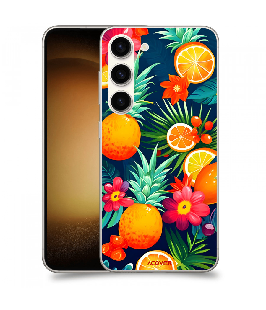 ACOVER Kryt na mobil Samsung Galaxy S23 5G s motivem Summer Fruits