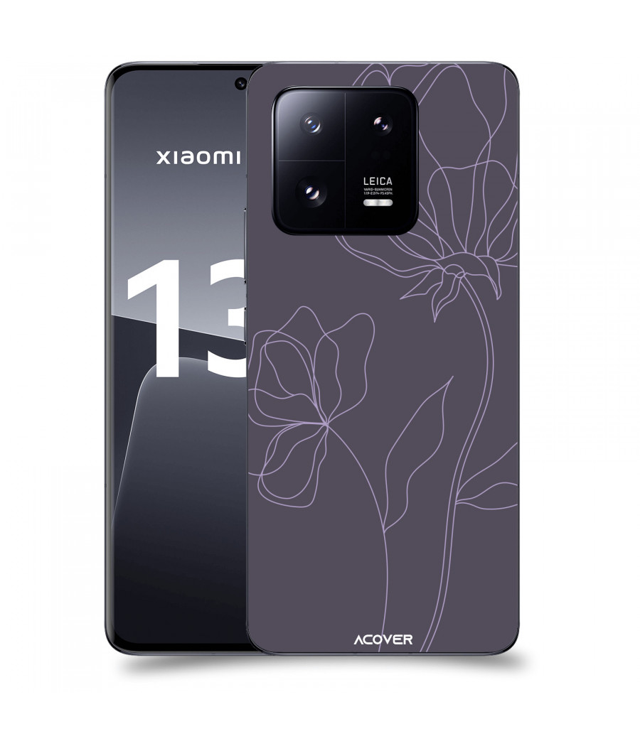 ACOVER Kryt na mobil Xiaomi 13 Pro s motivem Line Flower II