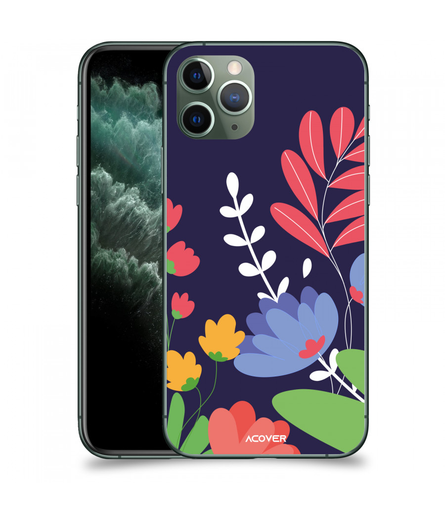 ACOVER Kryt na mobil Apple iPhone 11 Pro s motivem Colorful Flowers