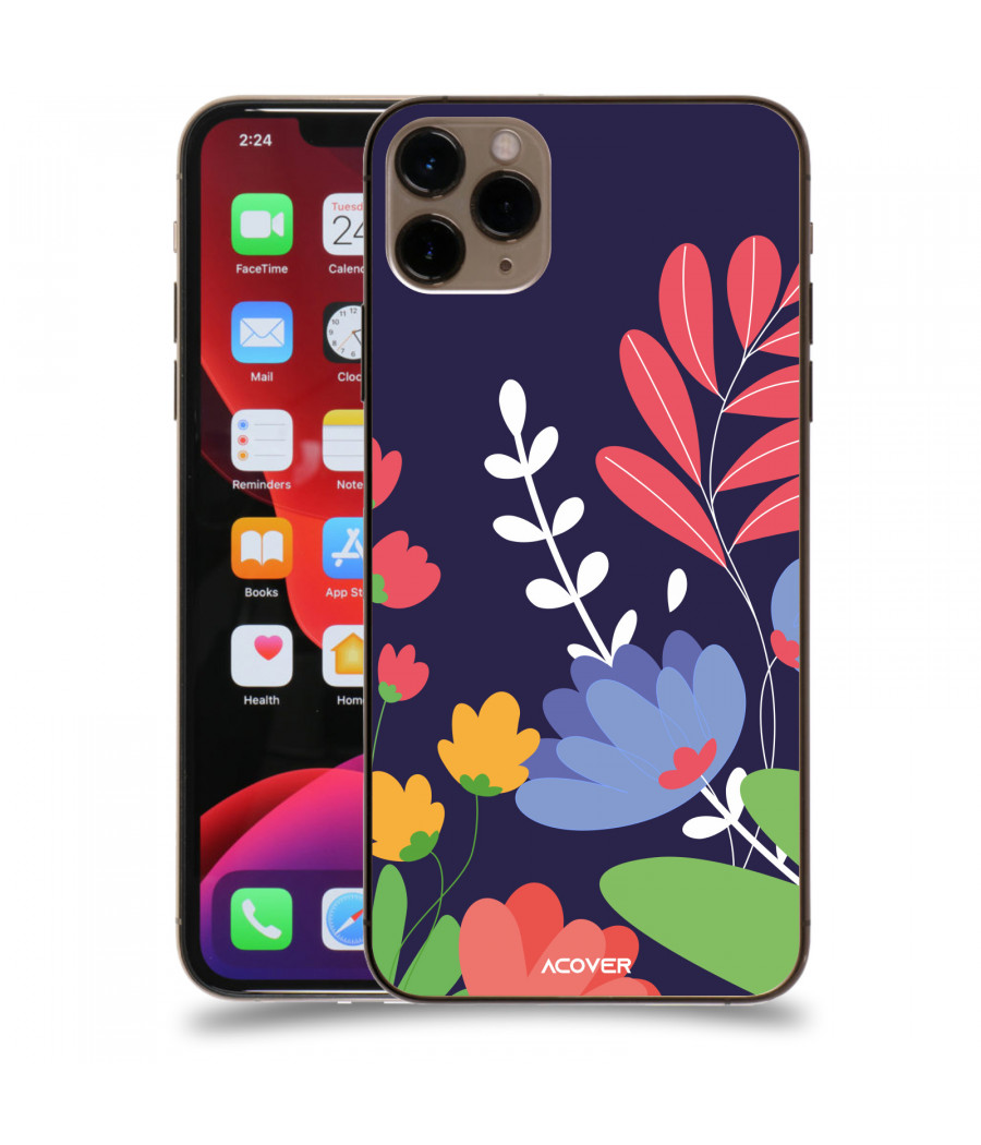 ACOVER Kryt na mobil Apple iPhone 11 Pro Max s motivem Colorful Flowers