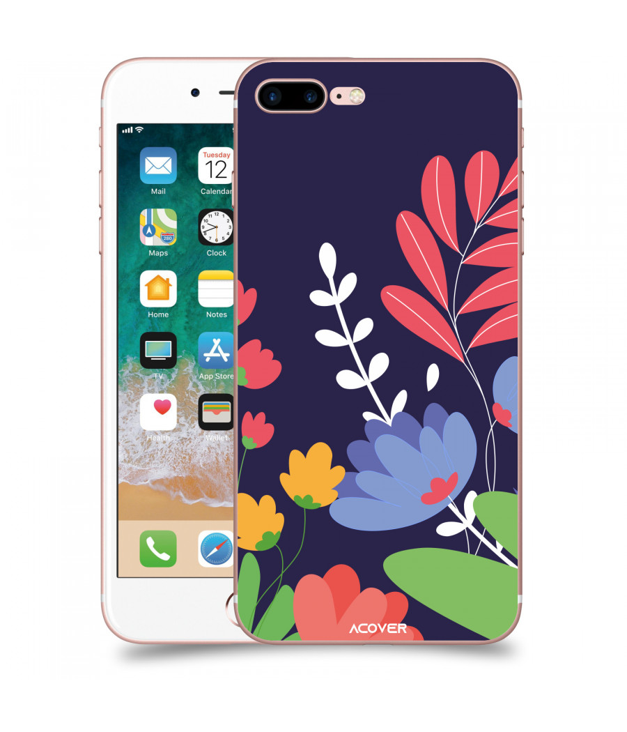 ACOVER Kryt na mobil Apple iPhone 7 Plus s motivem Colorful Flowers