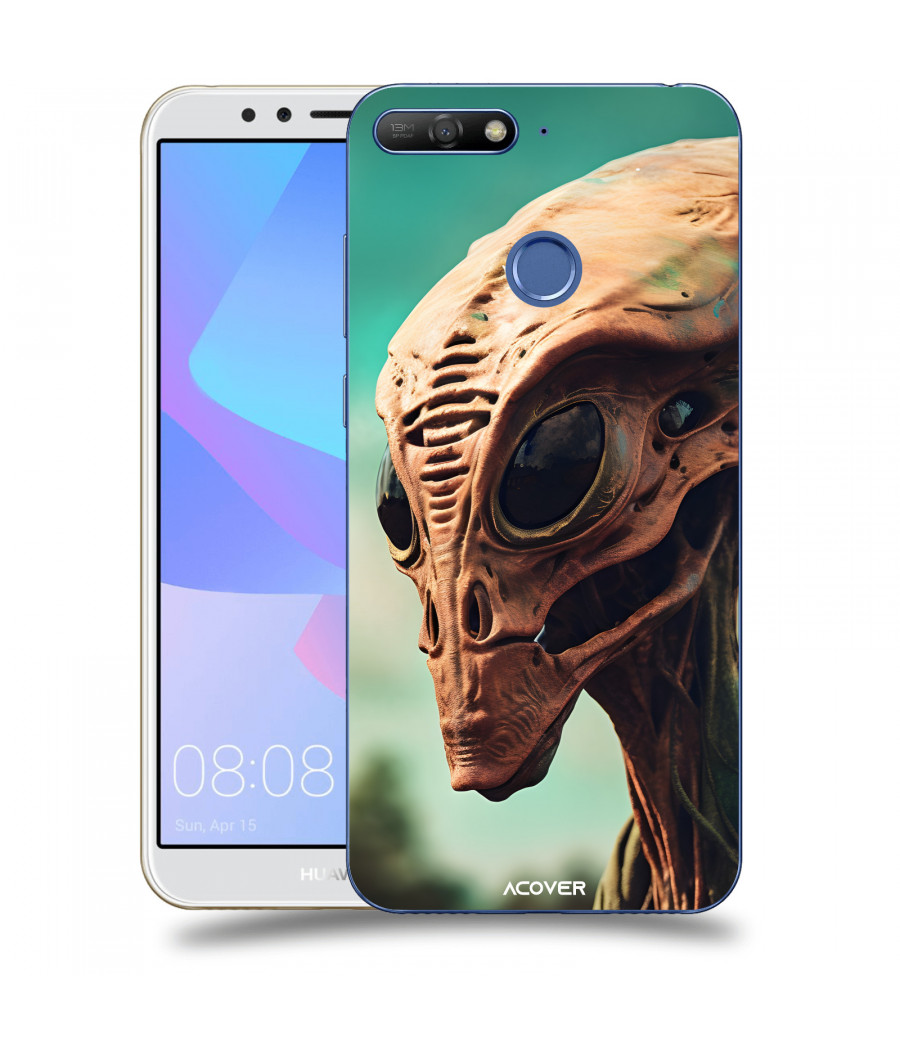ACOVER Kryt na mobil Huawei Y6 Prime 2018 s motivem Alien I