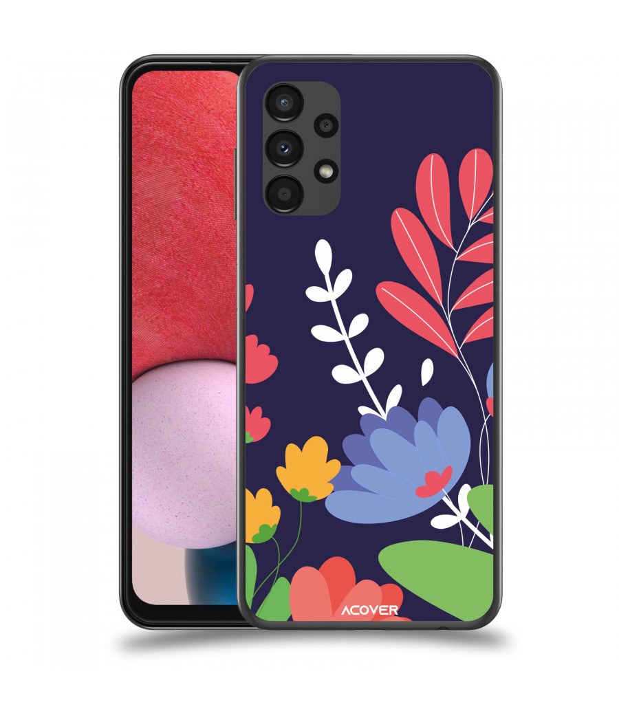 ACOVER Kryt na mobil Samsung Galaxy A13 4G A135 s motivem Colorful Flowers
