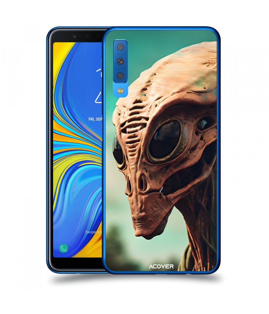 ACOVER Kryt na mobil Samsung Galaxy A7 2018 A750F s motivem Alien I