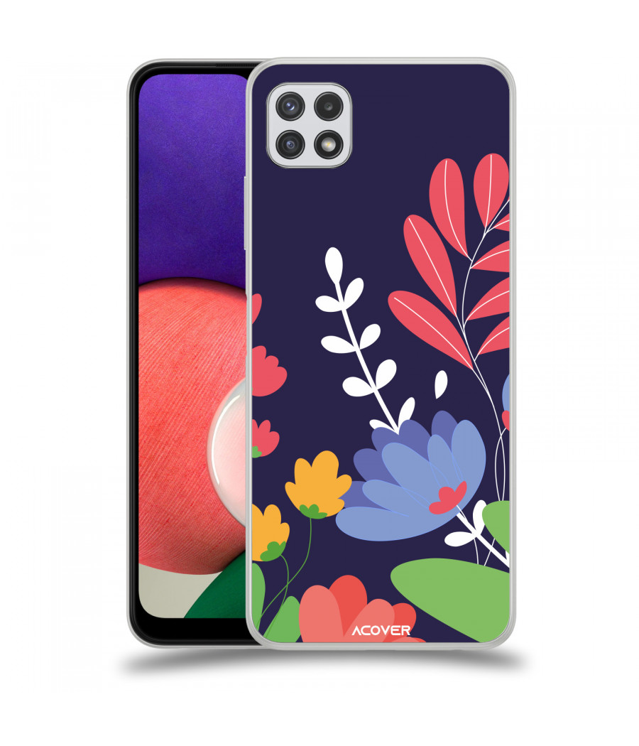 ACOVER Kryt na mobil Samsung Galaxy A22 A225F s motivem Colorful Flowers