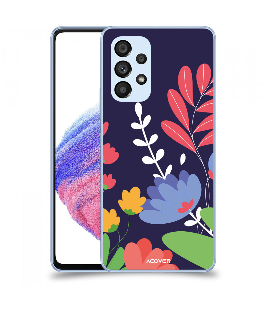 ACOVER Kryt na mobil Samsung Galaxy A32 5G A326B s motivem Colorful Flowers