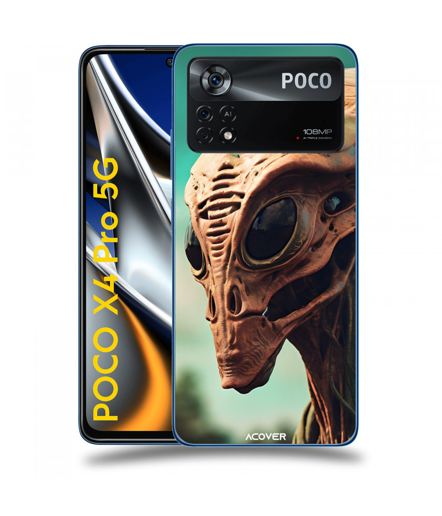 ACOVER Kryt na mobil Xiaomi Poco X4 Pro 5G s motivem Alien I