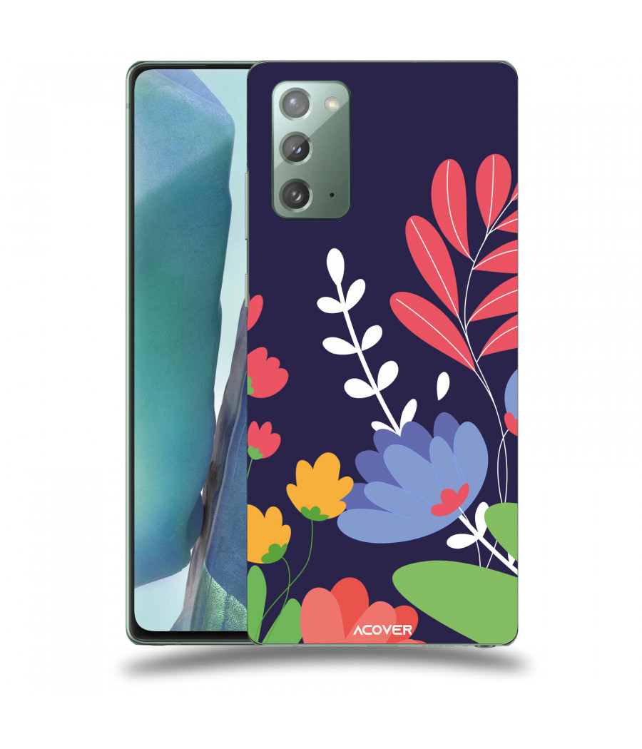ACOVER Kryt na mobil Samsung Galaxy Note 20 s motivem Colorful Flowers