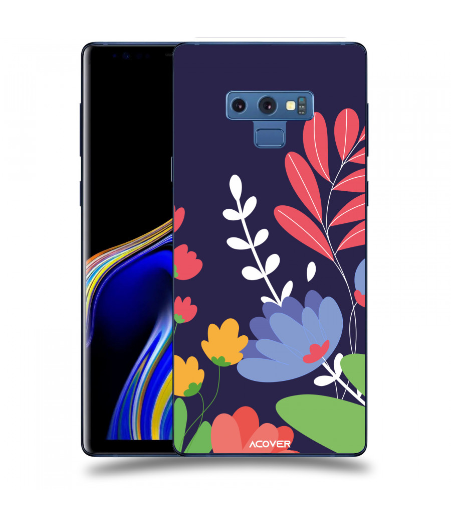 ACOVER Kryt na mobil Samsung Galaxy Note 9 N960F s motivem Colorful Flowers