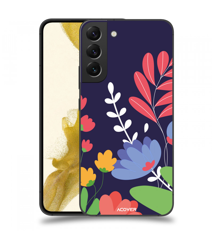 ACOVER Kryt na mobil Samsung Galaxy S22+ 5G s motivem Colorful Flowers