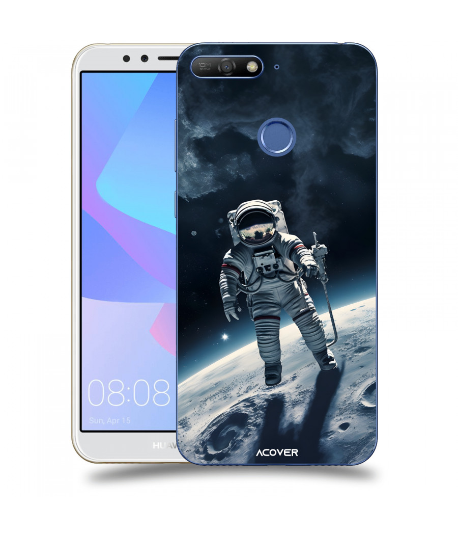 ACOVER Kryt na mobil Huawei Y6 Prime 2018 s motivem Kosmonaut
