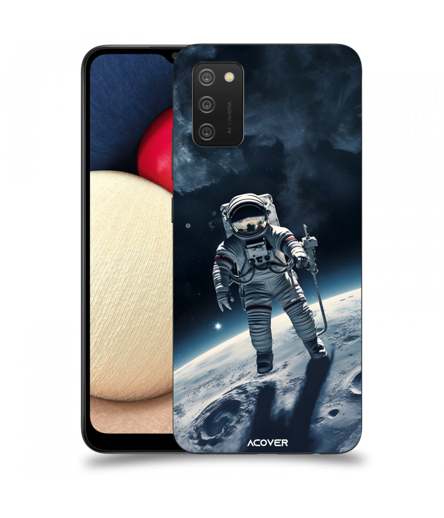 ACOVER Kryt na mobil Samsung Galaxy A02s A025G s motivem Kosmonaut