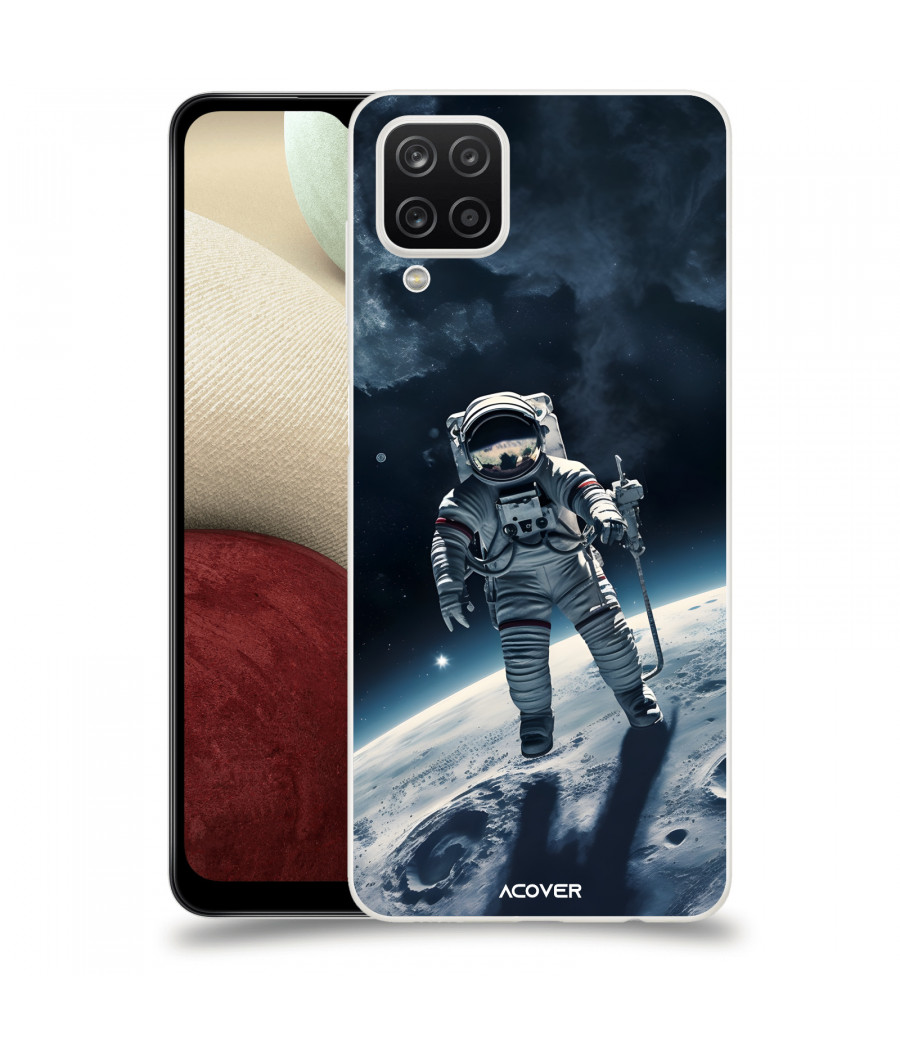 ACOVER Kryt na mobil Samsung Galaxy A12 A125F s motivem Kosmonaut