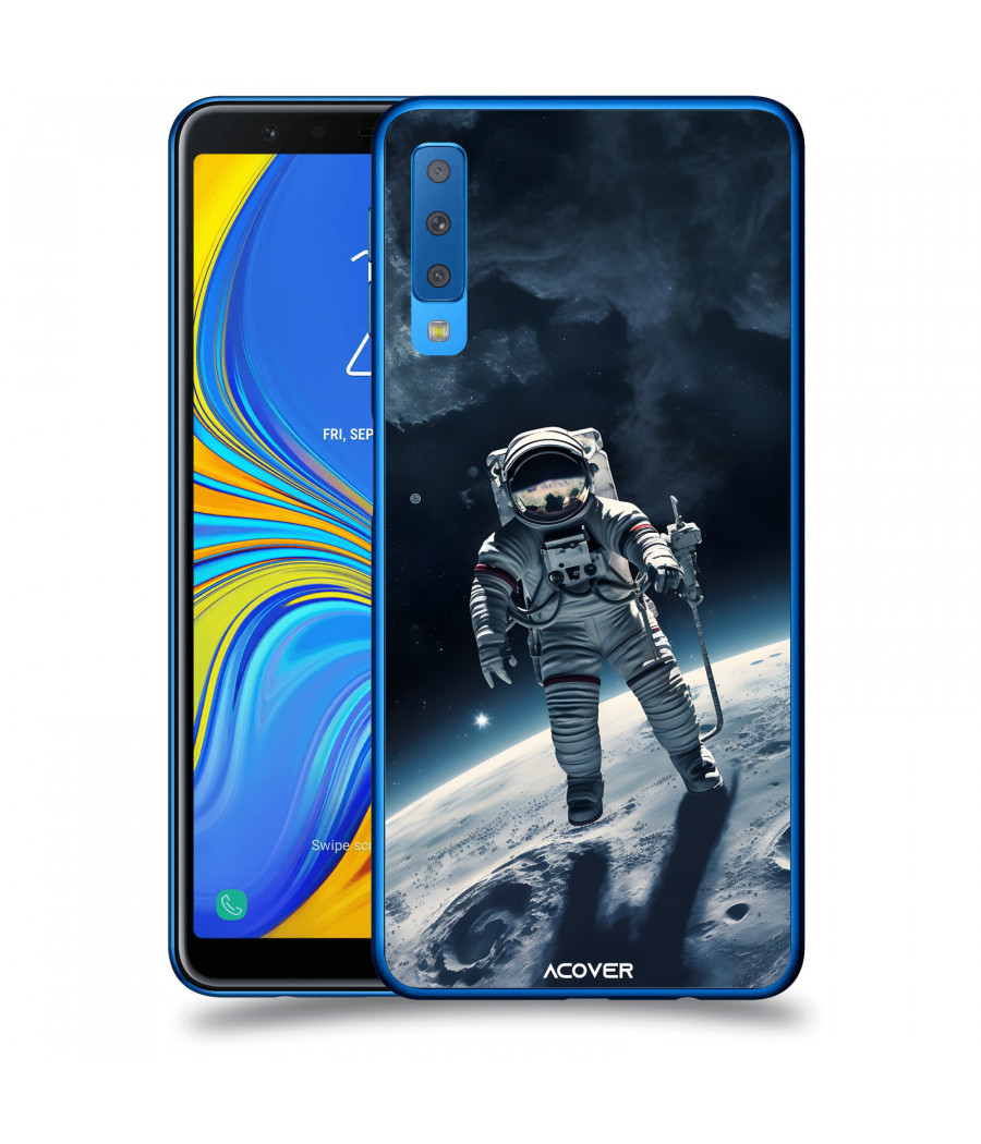 ACOVER Kryt na mobil Samsung Galaxy A7 2018 A750F s motivem Kosmonaut