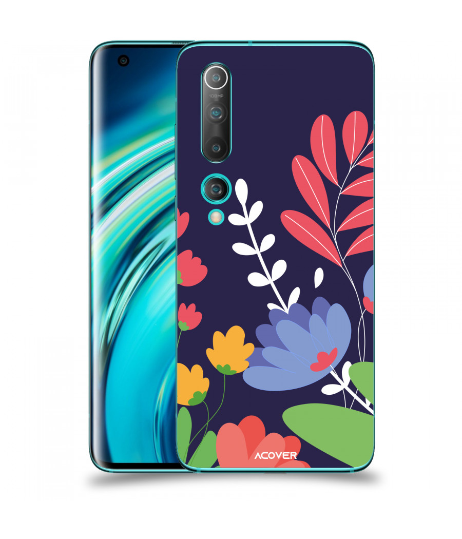 ACOVER Kryt na mobil Xiaomi Mi 10 s motivem Colorful Flowers