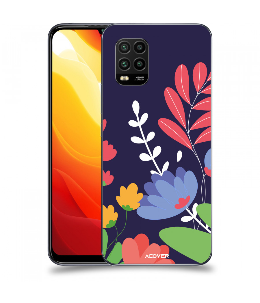 ACOVER Kryt na mobil Xiaomi Mi 10 Lite s motivem Colorful Flowers