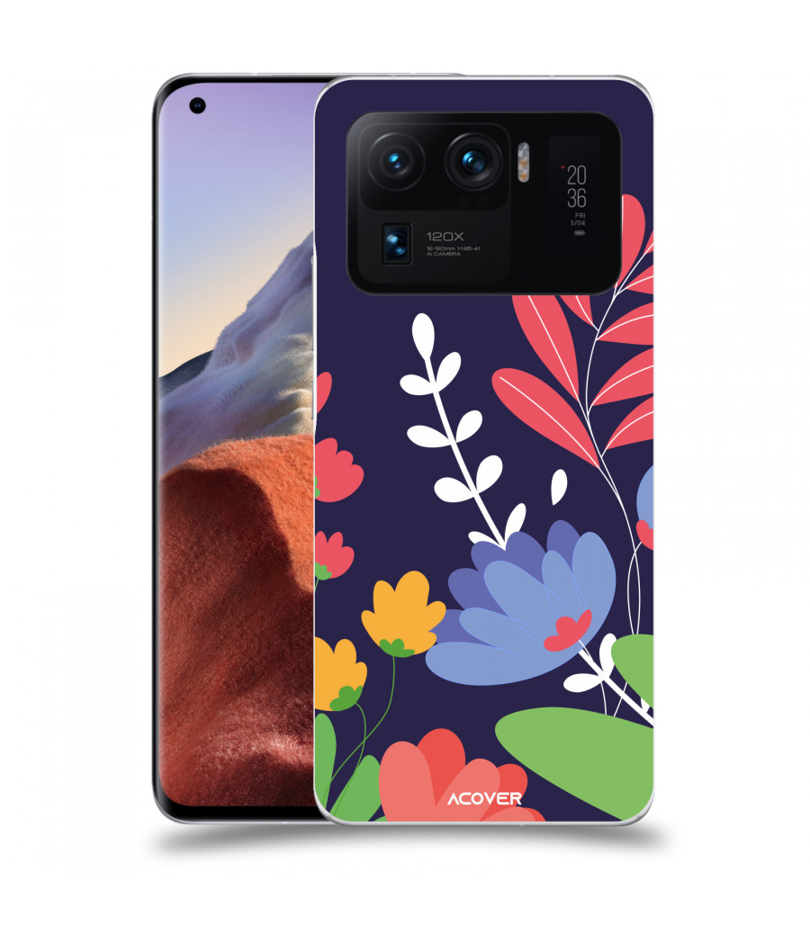 ACOVER Kryt na mobil Xiaomi Mi 11 Ultra s motivem Colorful Flowers