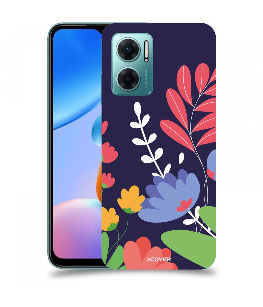 ACOVER Kryt na mobil Xiaomi Redmi 10 5G s motivem Colorful Flowers